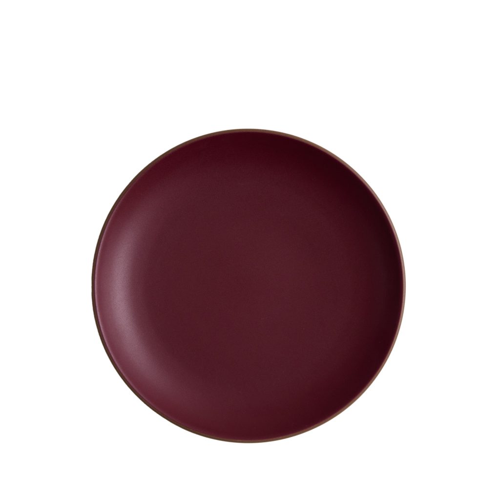 Coupe Dinner Plate in Cranberry